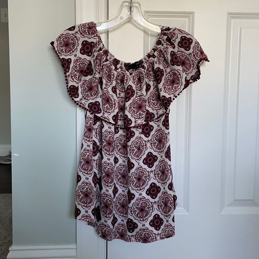 Harvé benard off the shoulder top